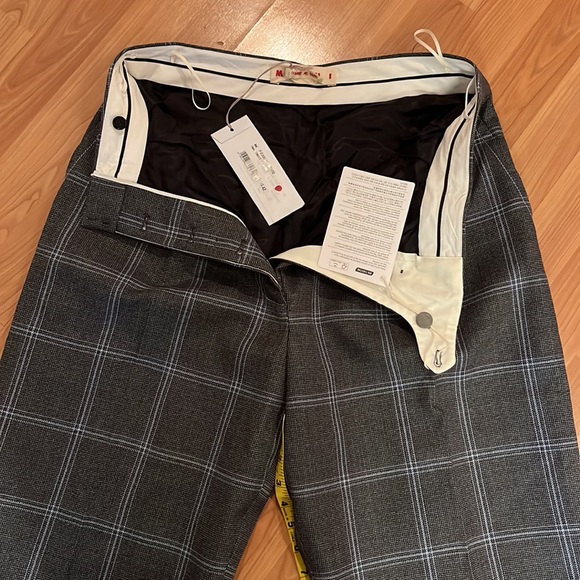 Brand new Marni wide leg pants. 100% wool. Grey. Size IT 42 = US 6 - Picture 11 of 12